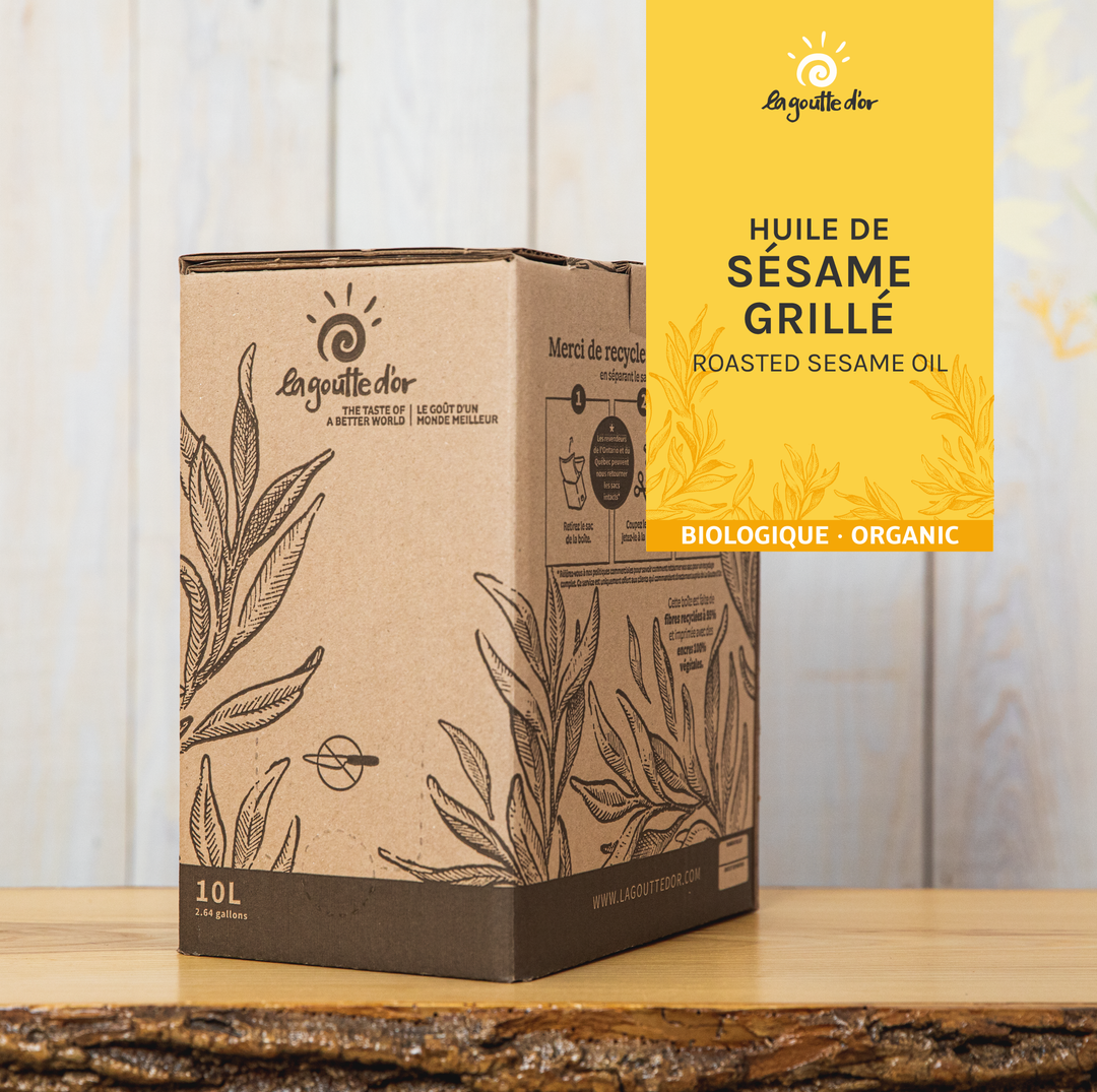 Organic roasted sesame oil