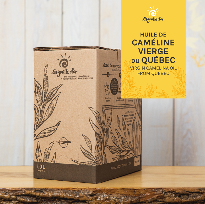 Virgin camelina oil from Quebec