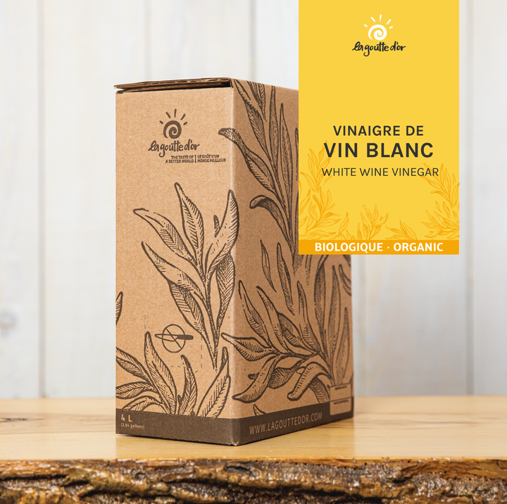 Organic white wine vinegar