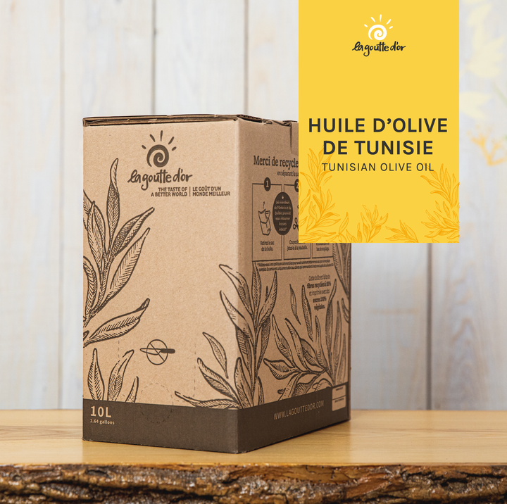Huile d’olive biologique extra-vierge de Tunisie