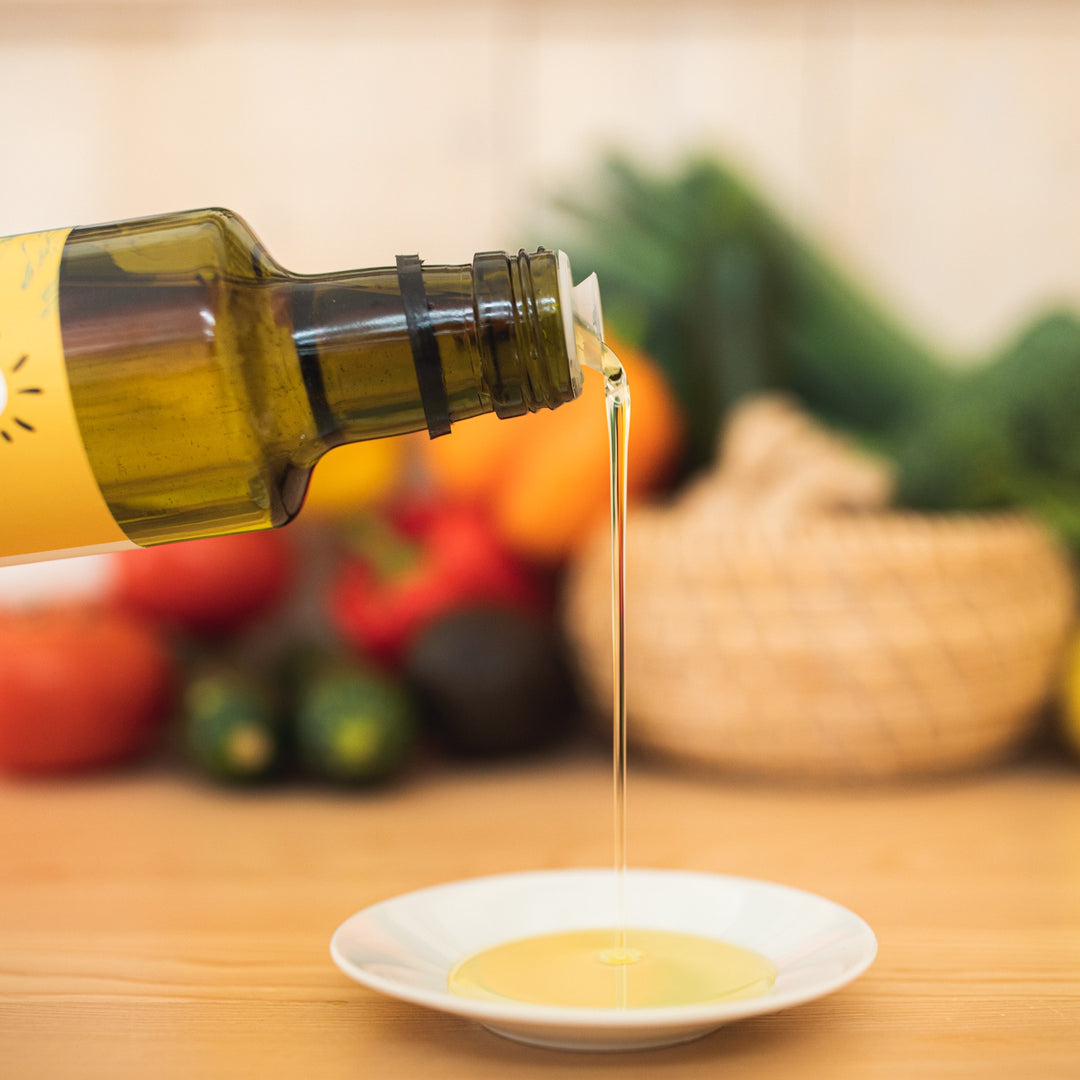 Huile de tournesol vierge biologique du Québec